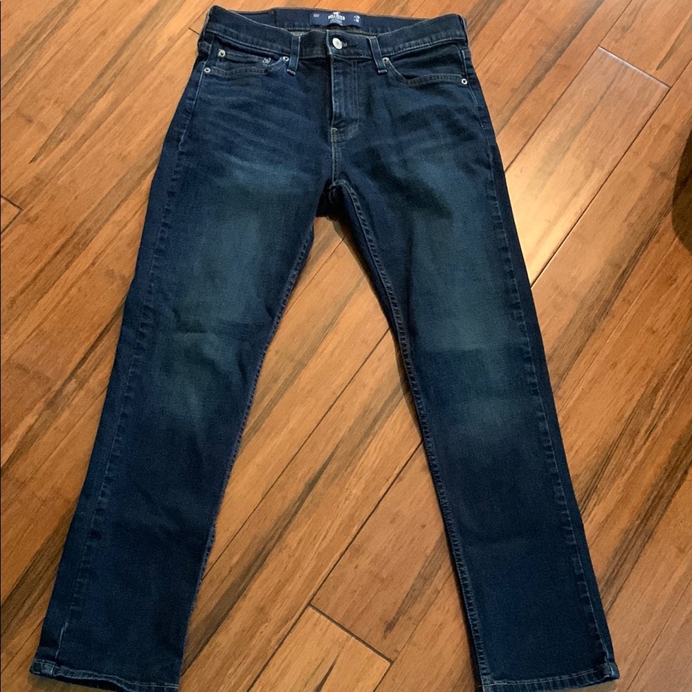 Hollister Blue Straight Jeans Classic Style